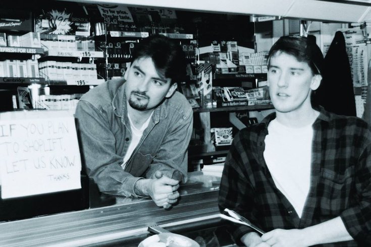 Brian O'Halloran and Jeff Anderson in 'Clerks' (1994)