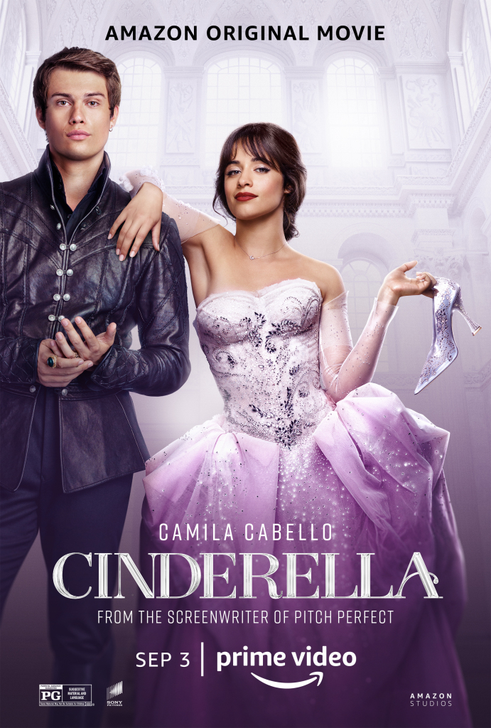 Nicholas Galitzine and Camila Cabello in the poster for Amazon Prime Video's Cinderella