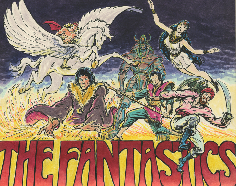 Concept art for The Freedom Force entitled The Fantastics