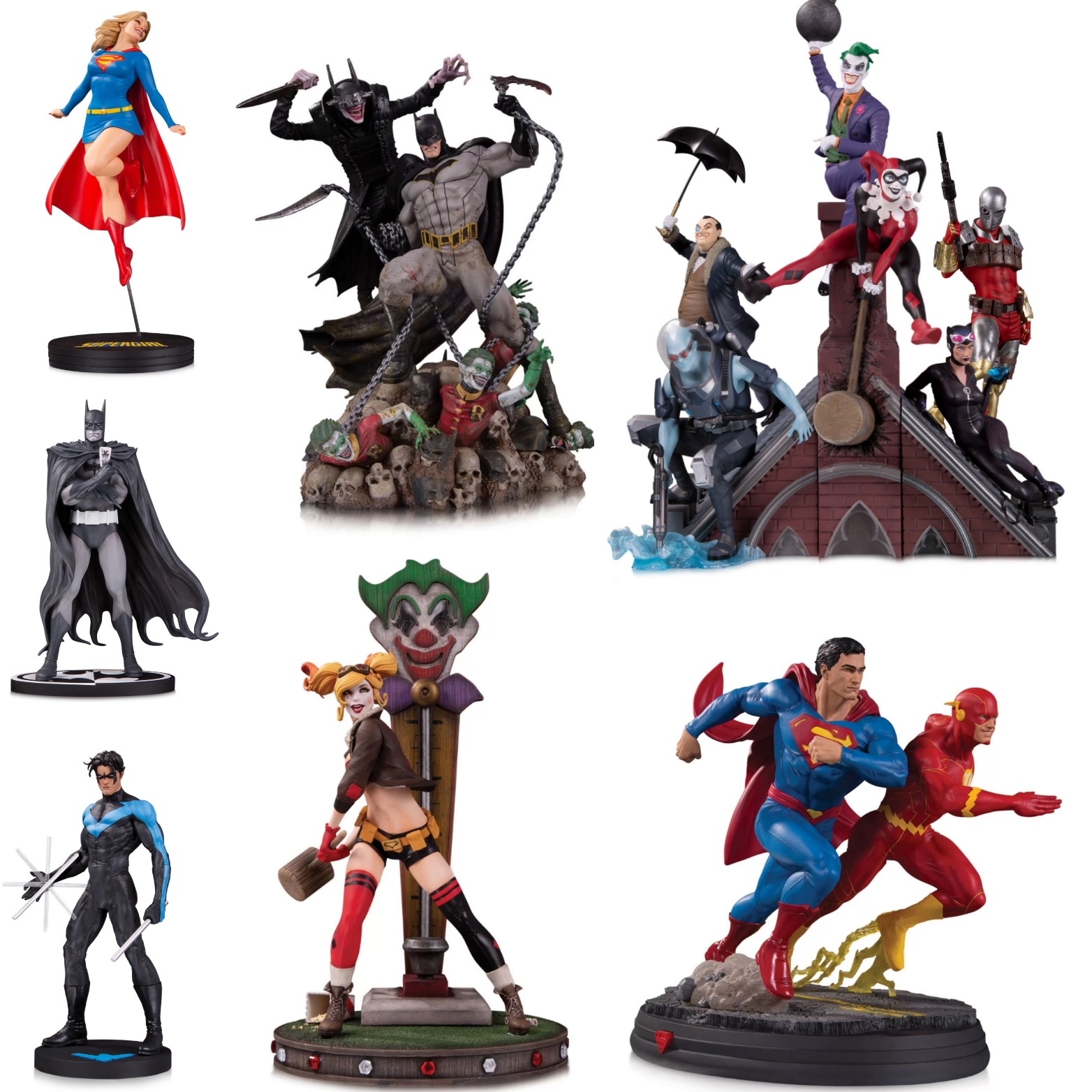 A number of previously solicited DC Direct products from some of their top lines