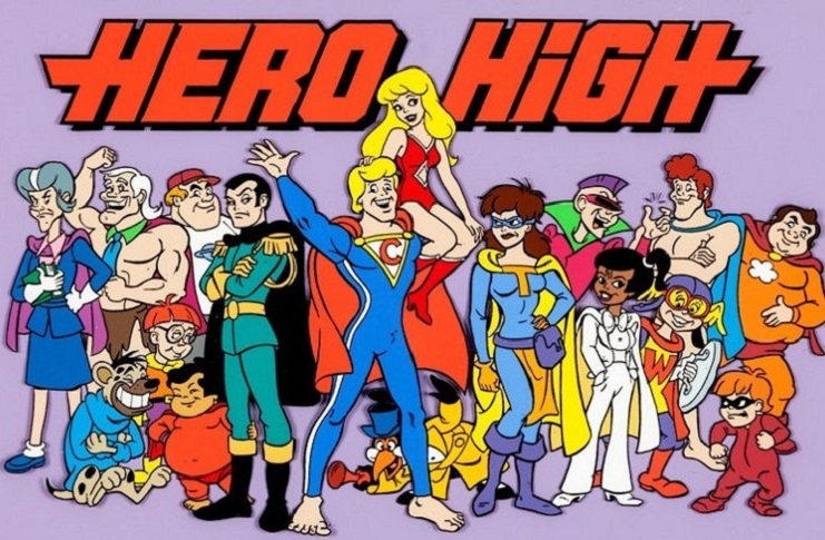 The cast of Hero High