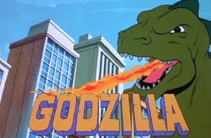 Godzilla Power Hour opening screen shot