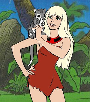 Jana of the Jungle with Tico