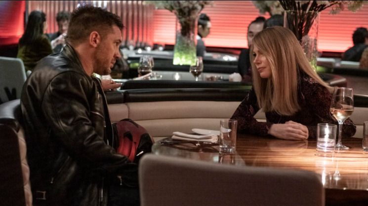Tom Hardy and Michelle Willaims in Venom: Let There be Carnage
