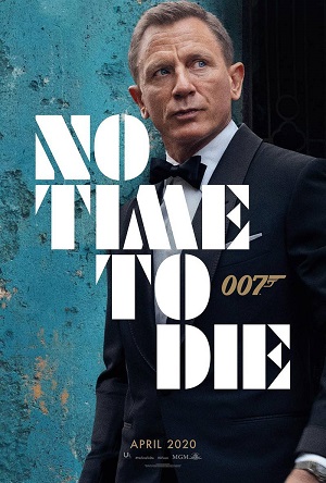 Poster Daniel Craig as James Bond in No Time To Die