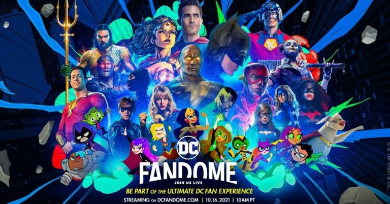 DC Fandome 2021 title screen