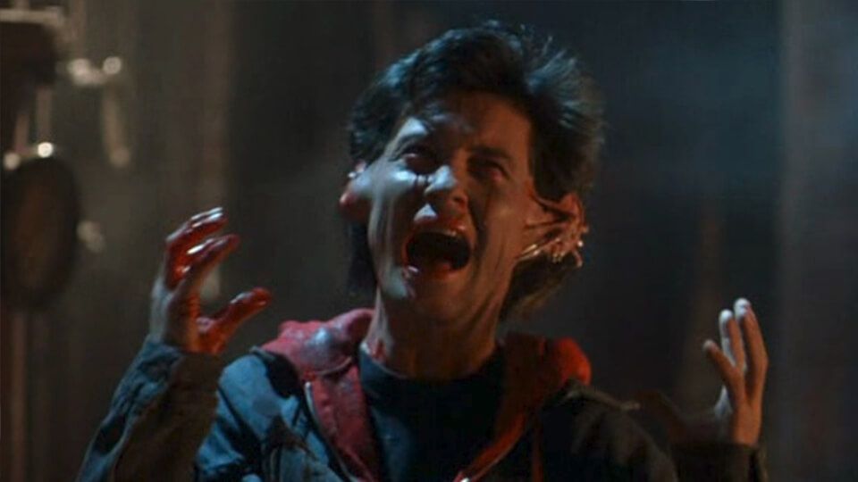 Freddy uses his victims' fears against them, like Carlos' (Ricky Dean Logan) deafness in a still from "Freddy's Dead: The Final Nightmare."