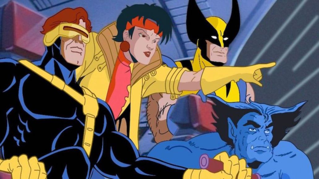 Cyclops, Jubilee, Wolverine, and Beast on 'X-Men: The Animated Series'