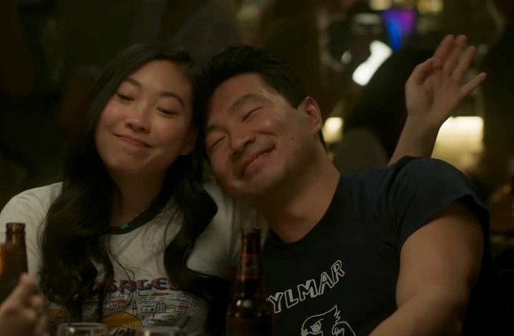 Awkwafina and Simu Liu is Shang-Chi and the Legend of the Ten Rings