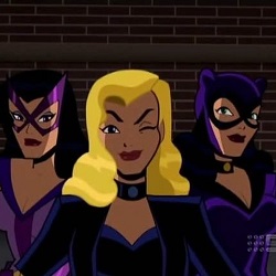 The Huntress, Black Canary, and Catwoman in Batman: The Brave and the Bold