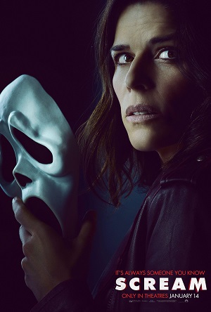 Neve Campbell Scream 2022 poster