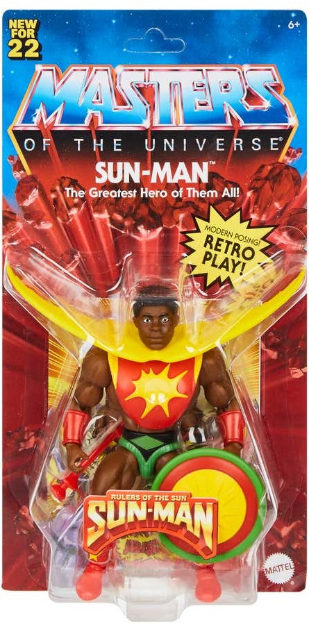 Sun-Man on Masters of the Universe Origins packaging