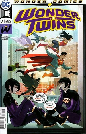 Cover to Wonder Twins #7
