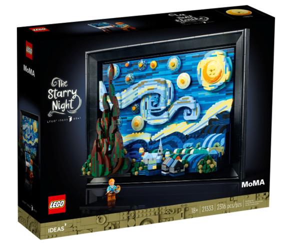 LEGO and the Museum of Modern Art have teamed up for a new building set featuring Vincent Van Gogh's 'The Starry Night.'