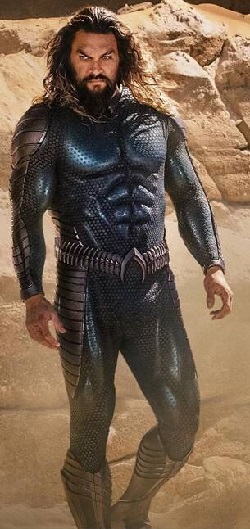 Jason Momoa as Aquaman in Aquaman in the Lost Kingdom