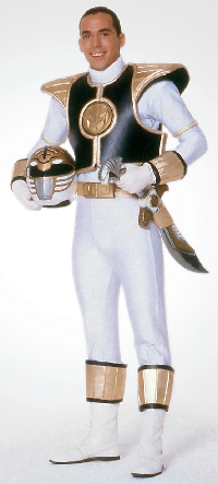 Jason David Frank as Tommy Oliver the White Ranger