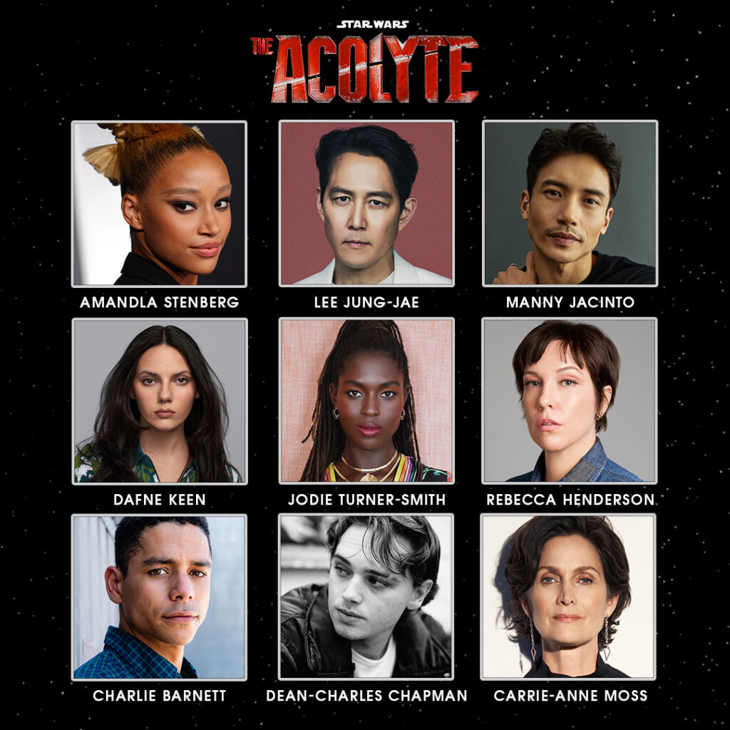 The cast of The Acolyte