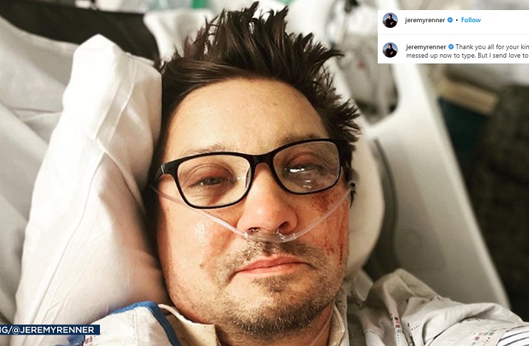 Jeremy Renner Shares Update After Undergoing Surgery Following Snowplow Accident