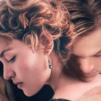 Kate Winslett and Leonardo DiCaprio in Titanic